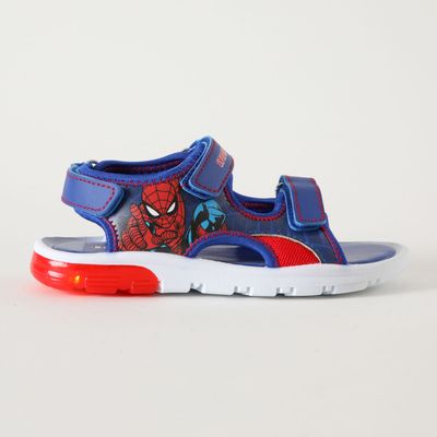 Imagen 1 del producto Sandalia Con Luces Niño Mirando Spiderman Azul Marvel