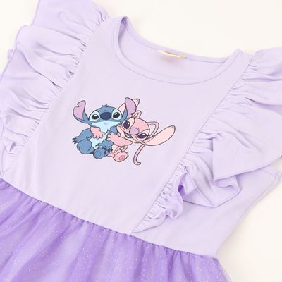 Imagen 2 del producto Vestido Niña Tull Lilo & Stitch Angel Hug Morado Disney