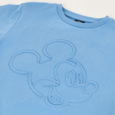 Imagen 2 del producto Poleron Cerrado Niño Mickey Relieve Emboss Azul Disney