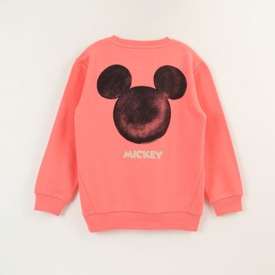 Imagen 2 del producto Polerón Cerrado Niño Damasco Back Print Mickey Disney