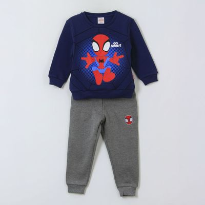 Conjunto Buzo Niño Print Go Spidey Azul Marvel