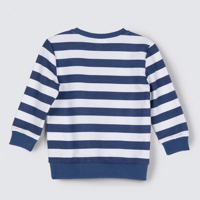 Imagen 2 del producto Poleron Cerrado Niño Rayas Azul Bluey