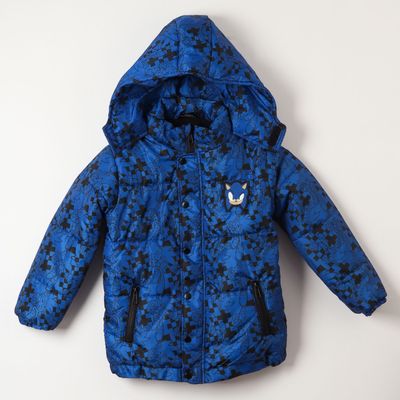 Parka Niño Full Print Azul Sonic