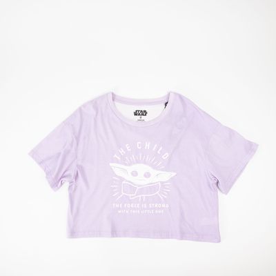 Imagen 1 del producto Polera Mujer Mandalorian The Force Lila Star Wars