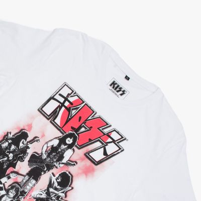 Imagen 2 del producto Polera Hombre Kiss Escenario Blanco