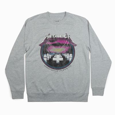 Imagen 2 del producto Poleron Mujer Metallica Cruces Gris Metallica