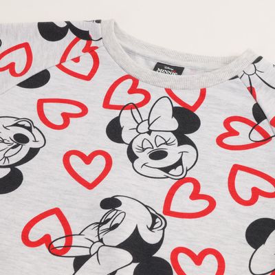 Imagen 2 del producto Conjunto Buzo Niña Minnie Hearts Gris Disney