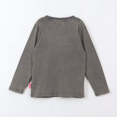 Imagen 2 del producto Polera Manga Larga Niña Logo Gris Barbie