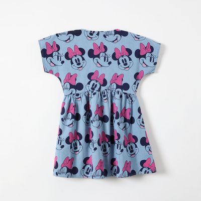 Imagen 2 del producto Vestido Niña Caras Minnie Denim Azul Disney