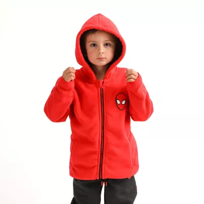 Chaqueta Niño Spiderman Plastic Logo Rojo Marvel