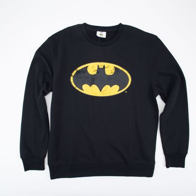 Poleron Hombre Batman New Logo Negro DC Comics
