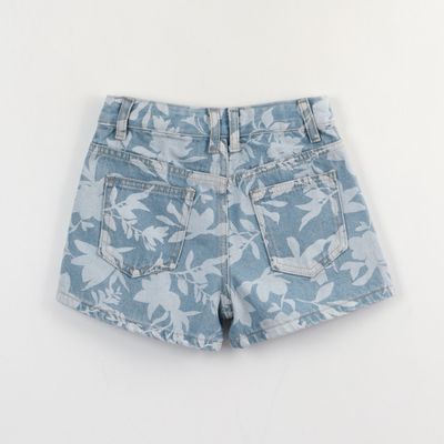 Imagen 2 del producto Short Niña Celeste Denim Lilo & Stitch Disney