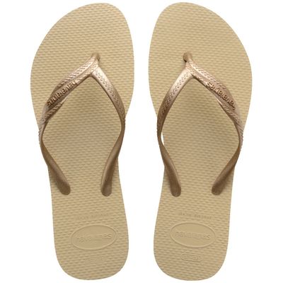 Sandalia Mujer Fantasia Dorado Havaianas