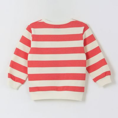 Imagen 2 del producto Polerón Cerrado Niña Rayas Minnie Mouse Blanco Disney