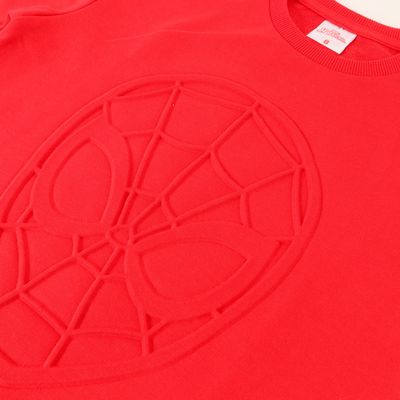 Imagen 2 del producto Poleron Cerrado Niño Spiderman Relieve Emboss Rojo Marvel