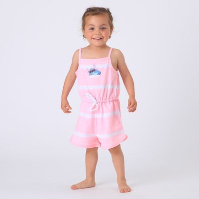 Enterito Niña Rosado Rayas Tie Dye Lilo & Stitch Disney