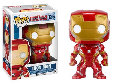Funko Pop Capitan America Iron Man Marvel - 126
