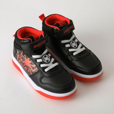 Imagen 2 del producto Zapatilla Caña Alta Niño Luces Spiderman Negro Marvel