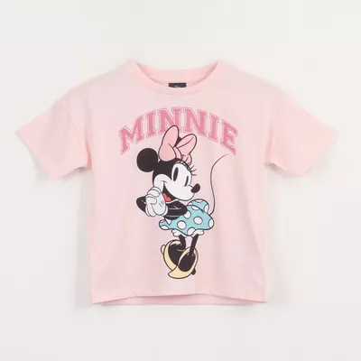 Imagen 1 del producto Polera Manga Corta Niña Rosado Personaje Minnie Disney