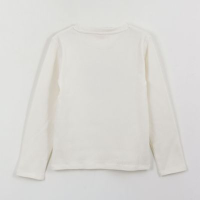 Imagen 2 del producto Polera Manga Larga Niña Rib Lilo & Stitch Blanco Disney