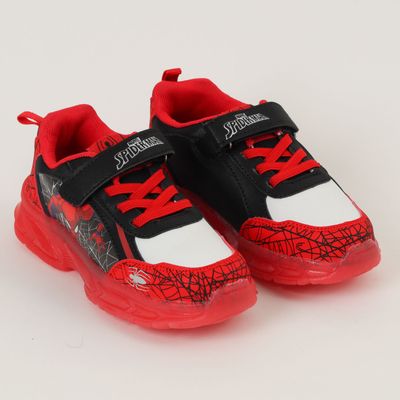 Imagen 2 del producto Zapatillas Con Luces Niño Spiderman Telaraña Rojo Marvel