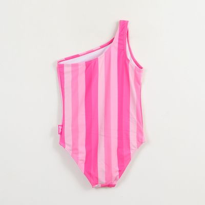 Imagen 2 del producto Traje de baño entero Niña Fucsia Rayas Estampado Barbie