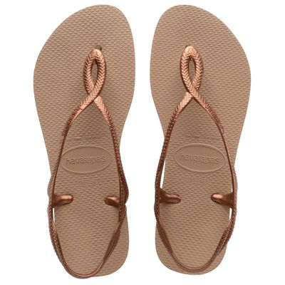 Sandalia Mujer Luna Dorado Rose Havaianas