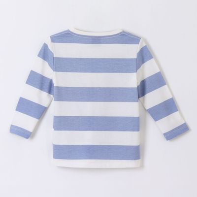 Imagen 2 del producto Polera Manga Larga Niño Rayas Mickey Mouse Azul Disney