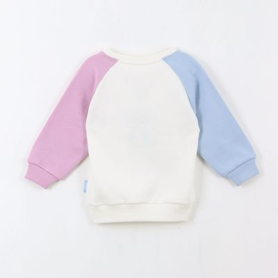 Imagen 2 del producto Polerón Cerrado Niña Mangas Bicolor Blanco Bingo & Bluey