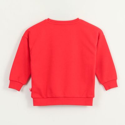 Imagen 2 del producto Polerón Cerrado Niña Rojo Cara Minnie Disney