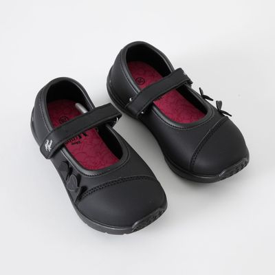 Zapatilla Escolar Niña Minnie Moños Negro Disney