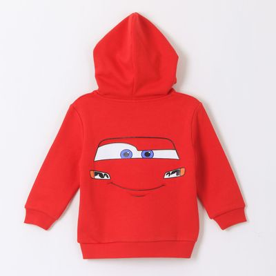 Imagen 2 del producto Polerón Niño Hoodie Back Print Rayo McQueen Cars Rojo Disney