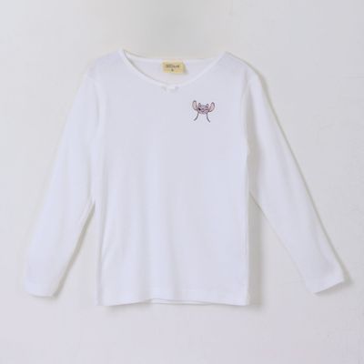 Imagen 2 del producto Bipack Camiseta Escolar Niña Manga Larga Blanco Lilo Stitch