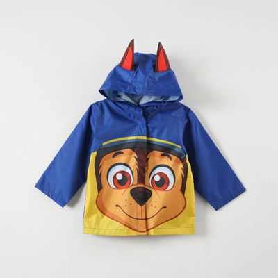 Chaqueta Impermeable Niño Chase Orejitas Azul Paw Patrol