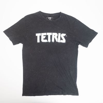 Polera Hombre Tetris Colours Negro