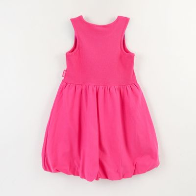 Imagen 2 del producto Vestido Sin Manga Niña Rosado Barbie Logo Barbie