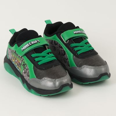 Imagen 2 del producto Zapatillas Con Luces Niño Creepers Negro Minecraft