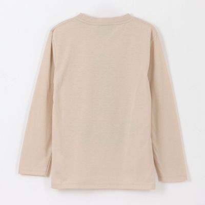 Imagen 2 del producto Polera Manga Larga Niño Hostile Behaviour Beige Minecraft