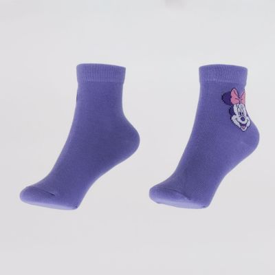 Imagen 2 del producto Tripack Calcetines Niña Rosado Full Print Minnie Disney