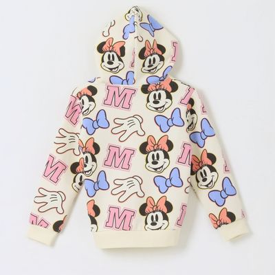 Imagen 2 del producto Polerón con Cierre Niña Full Print Iconos Minnie Disney