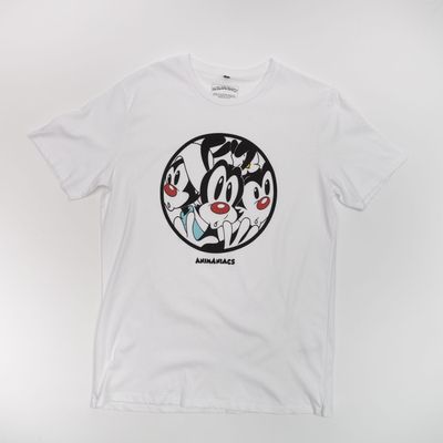 Polera Hombre Cartoon Network Animaniacs Blanco