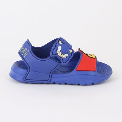 Sandalia Niño Azul Carita Sonic