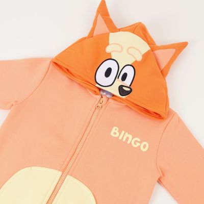 Imagen 2 del producto Polerón Cerrado Niño Orejas Café Bluey