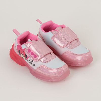 Imagen 2 del producto Zapatillas Con Luces Niña Minnie Corazones Rosado Disney