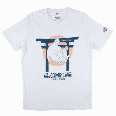 Polera Hombre  Street Fighter Brazo Blanco