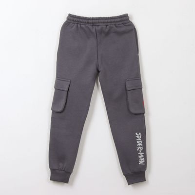 Imagen 2 del producto Pantalón de Buzo Niño Cargo Spiderman Gris Marvel