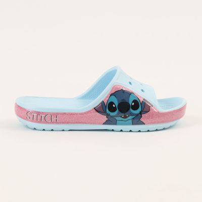 Imagen 1 del producto Sandalia Slide Niña Celeste Carita Lilo & Stitch Disney