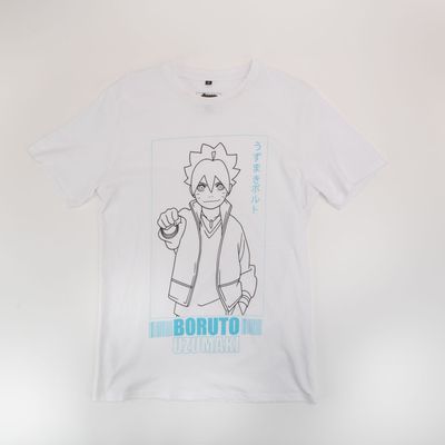 Polera Hombre  Boruto Izumaki Blanco