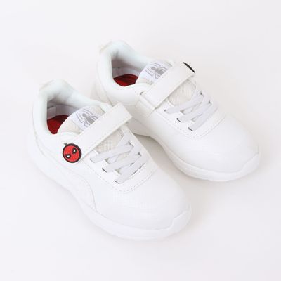 Imagen 2 del producto Zapatilla Escolar Niño Velcro Spiderman Web Blanco Marvel