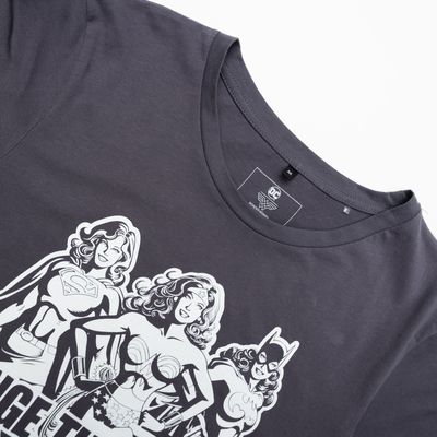 Imagen 2 del producto Polera Mujer Dc Comics Wonder Woman I Gris